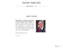 Tablet Screenshot of davidparlato.com